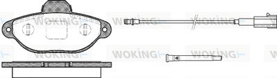 P514321 WOKING Комплект тормозных колодок, дисковый тормоз