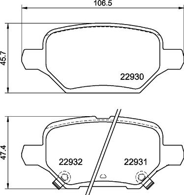 P59099 BREMBO Комплект тормозных колодок, дисковый тормоз