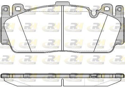 2154300 ROADHOUSE Комплект тормозных колодок, дисковый тормоз