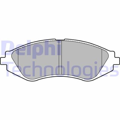 LP1779 DELPHI Комплект тормозных колодок, дисковый тормоз