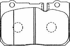 A1N025 AISIN Комплект тормозных колодок, дисковый тормоз