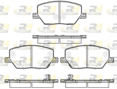 2164002 ROADHOUSE Комплект тормозных колодок, дисковый тормоз