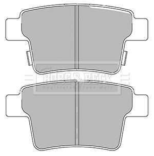 BBP2431 BORG & BECK Комплект тормозных колодок, дисковый тормоз