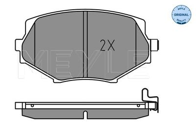 0252335414 MEYLE Комплект тормозных колодок, дисковый тормоз