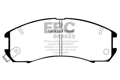 DP705 EBC Brakes Комплект тормозных колодок, дисковый тормоз