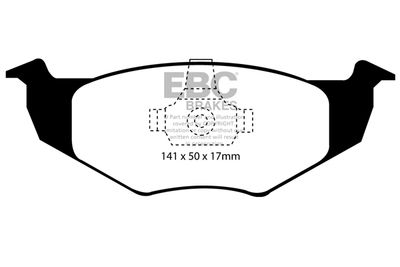 DP1064 EBC Brakes Комплект тормозных колодок, дисковый тормоз