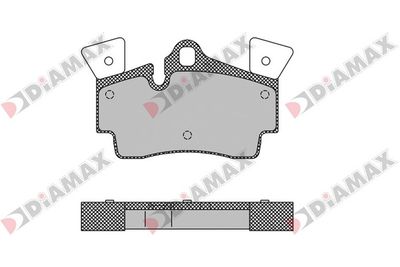 N09462 DIAMAX Комплект тормозных колодок, дисковый тормоз