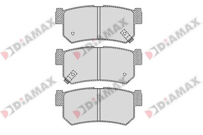 N09362 DIAMAX Комплект тормозных колодок, дисковый тормоз