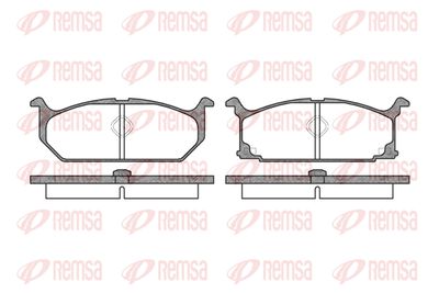 035800 REMSA Комплект тормозных колодок, дисковый тормоз