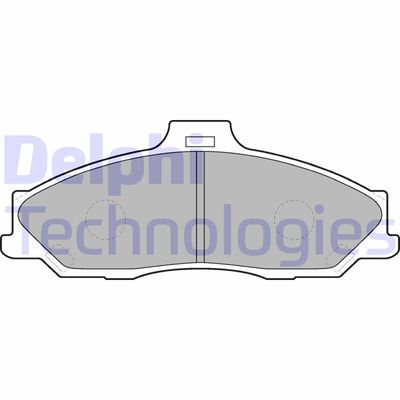 LP1555 DELPHI Комплект тормозных колодок, дисковый тормоз