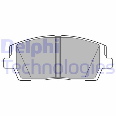 LP3552 DELPHI Комплект тормозных колодок, дисковый тормоз