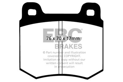 DP179 EBC Brakes Комплект тормозных колодок, дисковый тормоз