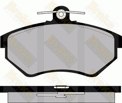 PA819 Brake ENGINEERING Комплект тормозных колодок, дисковый тормоз