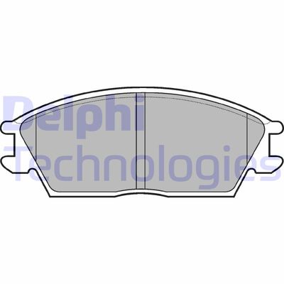 LP704 DELPHI Комплект тормозных колодок, дисковый тормоз