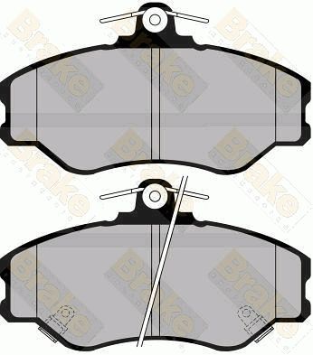 PA1074 Brake ENGINEERING Комплект тормозных колодок, дисковый тормоз