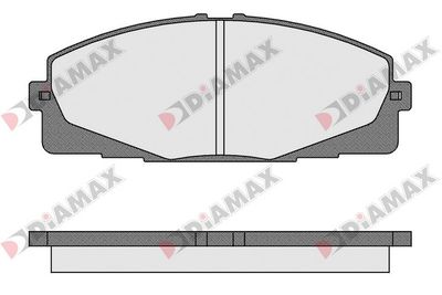 N09588 DIAMAX Комплект тормозных колодок, дисковый тормоз