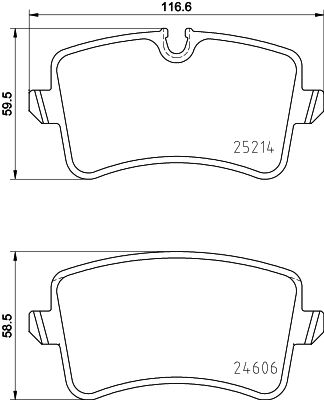 PCP1304 DON Комплект тормозных колодок, дисковый тормоз