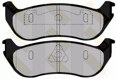 PA1467 Brake ENGINEERING Комплект тормозных колодок, дисковый тормоз