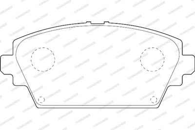 WBP23094A WAGNER Комплект тормозных колодок, дисковый тормоз