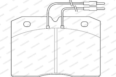 WBP21048B WAGNER Комплект тормозных колодок, дисковый тормоз