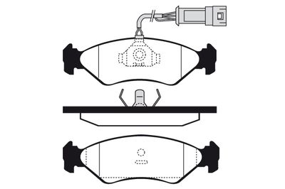 RA03841 RAICAM Комплект тормозных колодок, дисковый тормоз