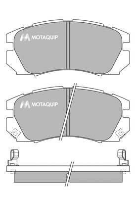 LVXL134 MOTAQUIP Комплект тормозных колодок, дисковый тормоз