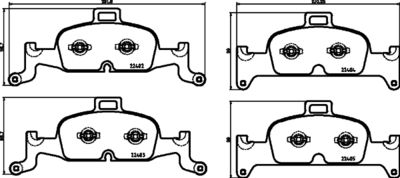 8DB355025811 HELLA PAGID Комплект тормозных колодок, дисковый тормоз