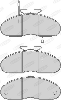2098417004117085 BERAL Комплект тормозных колодок, дисковый тормоз