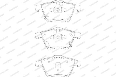 WBP24002A WAGNER Комплект тормозных колодок, дисковый тормоз