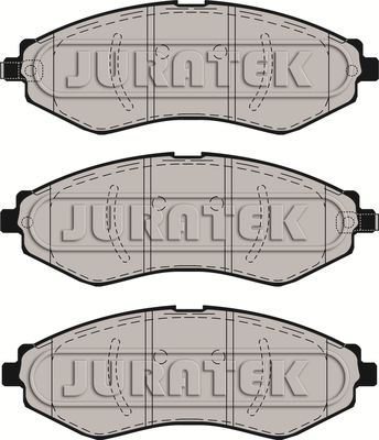 JCP1116 JURATEK Комплект тормозных колодок, дисковый тормоз