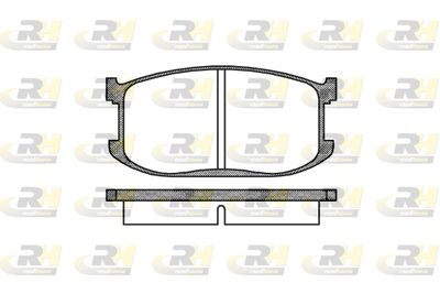 212600 ROADHOUSE Комплект тормозных колодок, дисковый тормоз