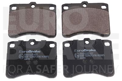 5502225107 EUROBRAKE Комплект тормозных колодок, дисковый тормоз