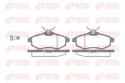 088100 REMSA Комплект тормозных колодок, дисковый тормоз