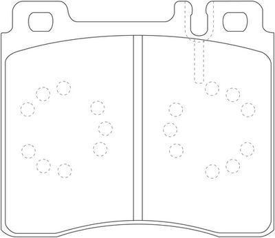 FP0577 FIT Комплект тормозных колодок, дисковый тормоз