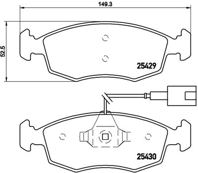 FK20008 KAISHIN Комплект тормозных колодок, дисковый тормоз