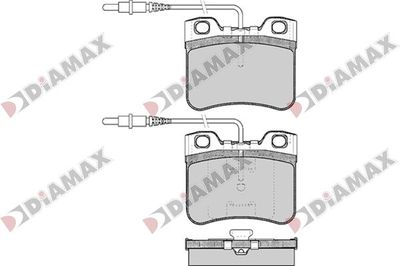N09793 DIAMAX Комплект тормозных колодок, дисковый тормоз