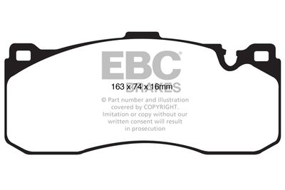 DP41995R EBC Brakes Комплект тормозных колодок, дисковый тормоз