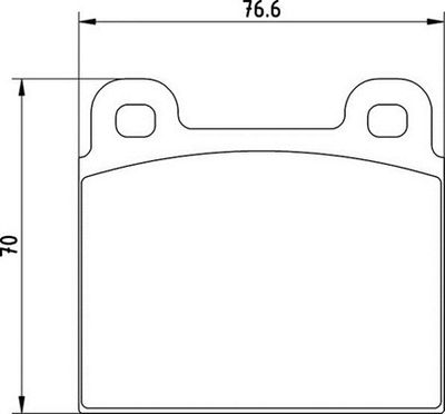 363710204116 MAGNETI MARELLI Комплект тормозных колодок, дисковый тормоз