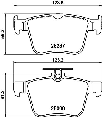 PCP2244 DON Комплект тормозных колодок, дисковый тормоз