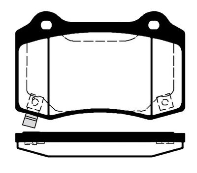 RA07528 RAICAM Комплект тормозных колодок, дисковый тормоз