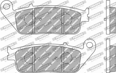 FDB2288EF FERODO RACING Комплект тормозных колодок, дисковый тормоз