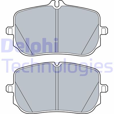 LP3539 DELPHI Комплект тормозных колодок, дисковый тормоз