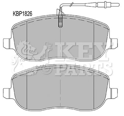 KBP1826 KEY PARTS Комплект тормозных колодок, дисковый тормоз