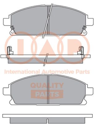 70413100P IAP QUALITY PARTS Комплект тормозных колодок, дисковый тормоз