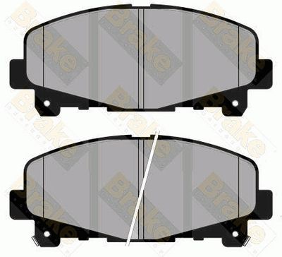 PA1826 Brake ENGINEERING Комплект тормозных колодок, дисковый тормоз