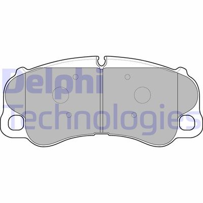 LP3233 DELPHI Комплект тормозных колодок, дисковый тормоз