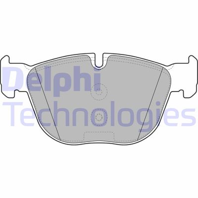 LP2090 DELPHI Комплект тормозных колодок, дисковый тормоз