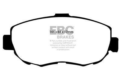 DP31223C EBC Brakes Комплект тормозных колодок, дисковый тормоз