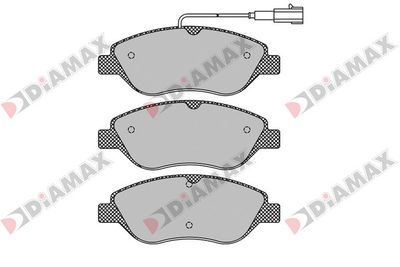 N09390 DIAMAX Комплект тормозных колодок, дисковый тормоз