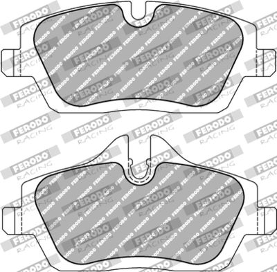 FDS1747 FERODO RACING Комплект тормозных колодок, дисковый тормоз